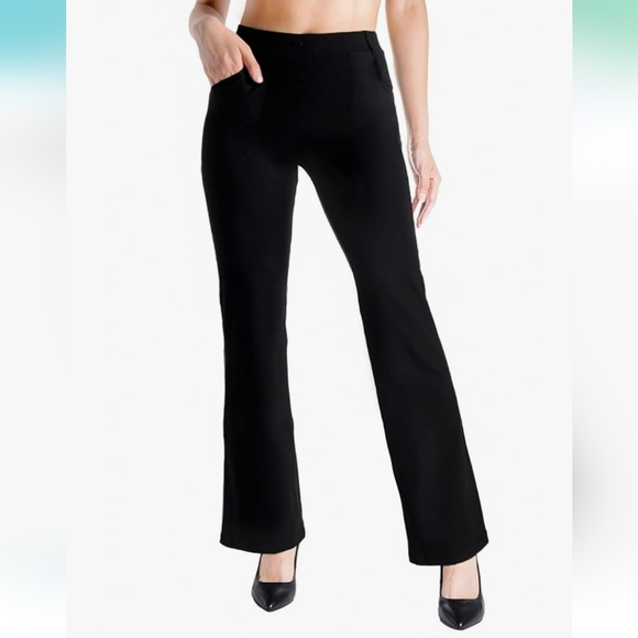 Yogipace Flex Comfort Flare Dress Pant, Large Tall #YCW0606-35TALL, NWT - Picture 1 of 16